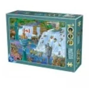 D-Toys Cartoon Niagara Falls Puzzel 1000 Stukjes pas cher