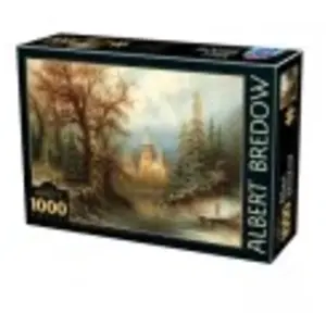 DToys Albert Bredow - Romantic Winter Landscape 75697 pas cher