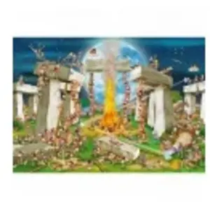 D-TOYS Lot de 2 puzzles de dessin animé Stonehenge - Multicolore pas cher