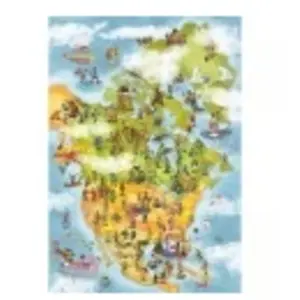 DToys Cartoon Collection - Carte des USA Games-76779 pas cher