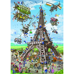 Unbekannt DToys Cartoon Collection - Construction de la Tour Eiffel 74683