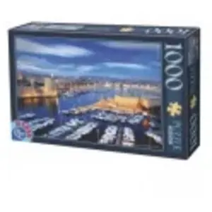 D-Toys Puzzle 1000 France, Port de Marseille (1000 pièces) pas cher