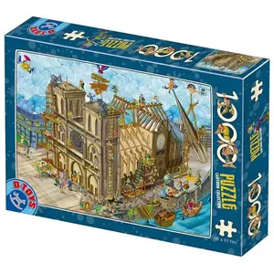 D-Toys Puzzle 1000 pièces - Cartoon Notre Dame pas cher