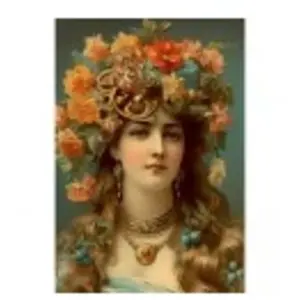 Roovi Fille avec Couronne de Fleurs 81100 pas cher