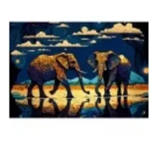 Roovi Des Éléphants Pleins de Vie 81117 pas cher