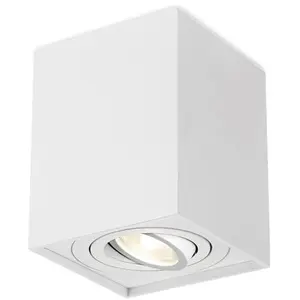 BRAYTRON Plafonnier Alu Gama-8010d Carré Gu10 35w Blanc pas cher