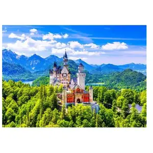 Puzzle 1000 pièces Enjoy - Château de Neuschwanstein en été, Allemagne pas cher