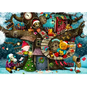 Enjoy Puzzle Fairy Tale Christmas Puzzle-1955 pas cher