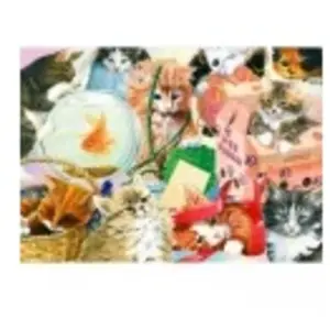 Enjoy Puzzle Curious Cats Puzzle-1898 pas cher