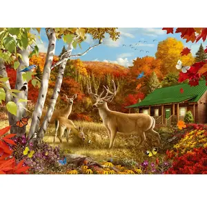Enjoy Puzzle Somewhere in a Field Puzzle-1886 pas cher
