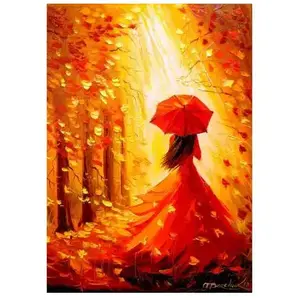 Enjoy Puzzle Lady Autumn Puzzle-1802 pas cher