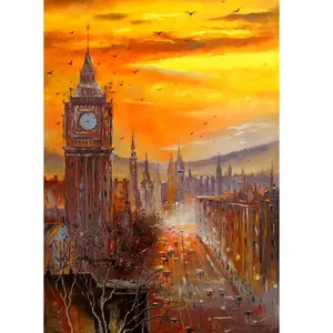 Enjoy Puzzle London Evening Puzzle-1805 pas cher