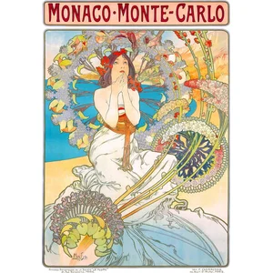 Enjoy Puzzle Monaco Monte Carlo, Alphonse Mucha Puzzle-1560 pas cher