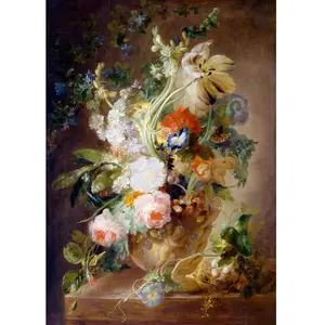 Puzzle 1000 pièces Enjoy - Jan van Huysum : Vase avec fleurs, Jan Van Huysum pas cher