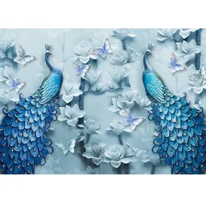 Enjoy Puzzle Blue Peacocks Puzzle-1623 pas cher