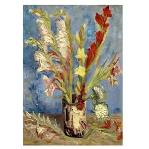 Enjoy Puzzle Vincent Van Gogh : Vase aux glaïeuls et asters chinois Pu... pas cher