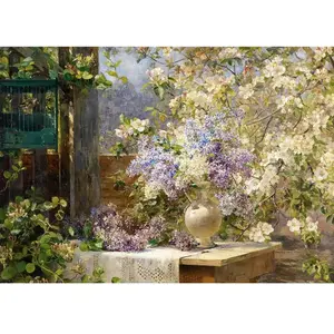 Enjoy Puzzle Marie Egner : Dans la tonnelle fleurie Puzzle-1134 pas cher