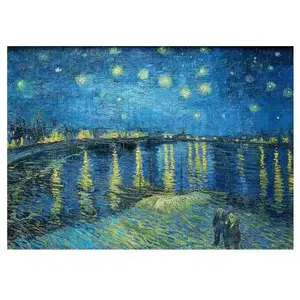 Enjoy Puzzle Vincent Van Gogh : Nuit étoilée sur le Rhône Puzzle-1140 pas cher
