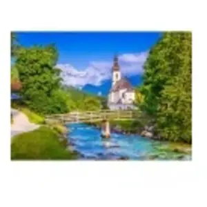 Enjoy Puzzle Small Church in Ramsau, Germany Puzzle-1323 pas cher