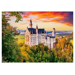 Puzzle 1000 pièces Enjoy - Château de Neuschwanstein en automne, Allemagne pas cher