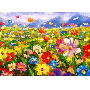 Enjoy Puzzle Colorful Flower Meadow Puzzle-1341 pas cher