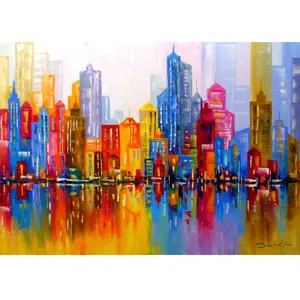 Puzzle 1000 pièces ENJOY - Rainbow City pas cher