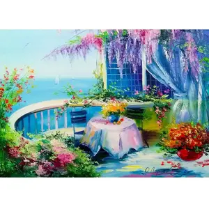 Enjoy Puzzle Flowering Balcony Puzzle-1708 pas cher