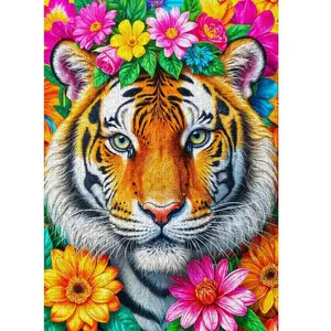 Enjoy Puzzle legpuzzel Stripes and Blooms 1000 stukjes karton.