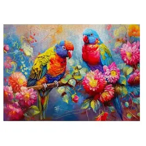 Enjoy Puzzle legpuzzel tropische vogels 1000 stukjes kleurrijk.