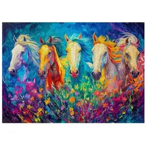 Enjoy Puzzle legpuzzel Bright Galloping 1000 stukjes dieren. pas cher