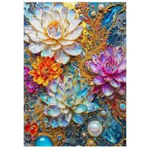 ENJOYPUZZLE Puzzle 1000 pièces : Nénuphars nacrés pas cher