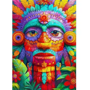 Enjoy Puzzle Floral Totem (1000). pas cher