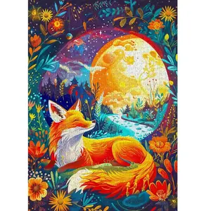 Enjoy Puzzle legpuzzel Moon Fox 1000 stukjes puzzelspel. pas cher