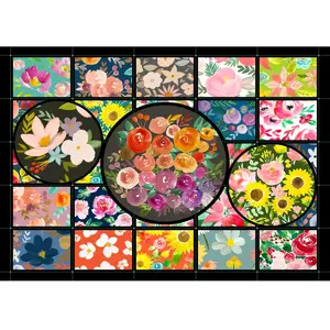 Puzzle 1000 pièces ENJOY - Le jardin fleuri de Lacy pas cher