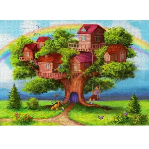 Enjoy Puzzle Les Cabanes dans les Arbres Puzzle-2053 pas cher