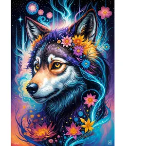 Enjoy Puzzle Portrait Magique d'un Loup Puzzle-2164 pas cher