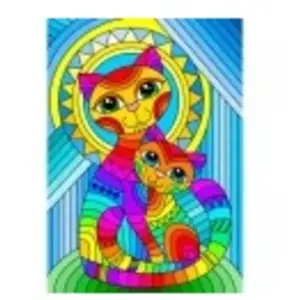 Enjoy Puzzle Inseparable Cat and Kitten Puzzle-2122 pas cher