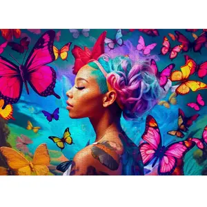 Enjoy Puzzle Reine des Papillons Puzzle-2129 pas cher