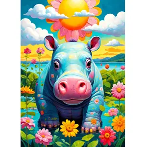 Enjoy Puzzle Hippopotame Ensoleillé Puzzle-2152 pas cher