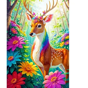 Enjoy Puzzle Cerf Magique Puzzle-2155 pas cher