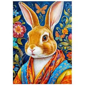 Enjoy Puzzle Lapin Cool Puzzle-2156 pas cher