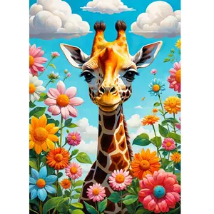 Enjoy Puzzle Adorable Girafe Puzzle-2151 pas cher