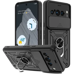 Techsuit Camshield Back Cover hoesje voor Google Pixel 8 Pro - Zwart pas cher