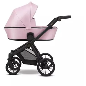 Kunert Baby - KUNERT KUNERT BRAV/BRE-15 Baby Pink Eco/GEL WHELS/BLACK FRAME - Poussette Brav 2in1 Bre-15 Baby Pink Eco