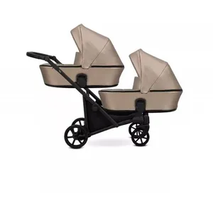 Kunert Baby - KUNERT KUNERT BRAV DUO/BD-13 Cappucino Eco/GEL WHELS/BLACK FRAME - Poussette Brav DUO 2in1 Bd-13 Cappucino Eco