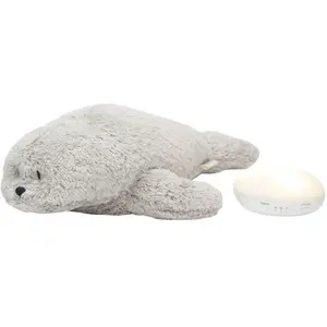 Peluche veilleuse Phoque nature bio gris
