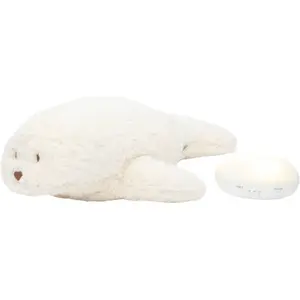 Moonie Peluche veilleuse Phoque nature bio blanc polaire pas cher
