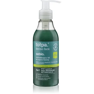 Tolpa, Nettoyant pour le visage, TO PA Dermo Face Sebio Normalizuj cy  el do mycia twarzy 3w1 195 ml pas cher