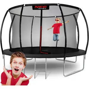 Neo-Sport Serie - Trampoline - 374 cm - Inwendige Veiligheidsnet - Max...