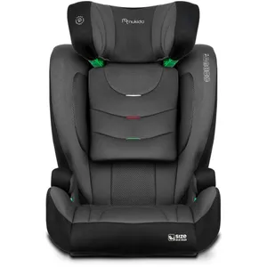 JANSHOP Siège auto Nukido Louis Soft noir et gris 15-36 kg ISOFIX pas cher